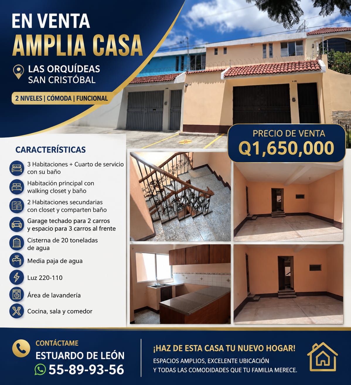 Casa en venta en Las Orquídeas, San Cristóbal